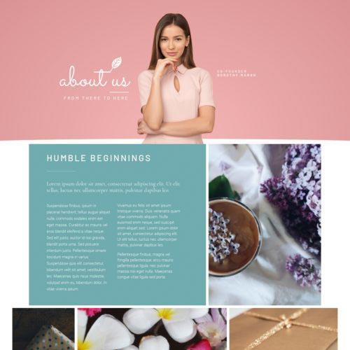 Webdesign for Day Spa - about-us